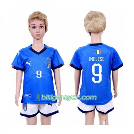 Billige Fotballdrakter Italia Inglese 9 Barn 2018 Hjemmedraktsett Kortermet